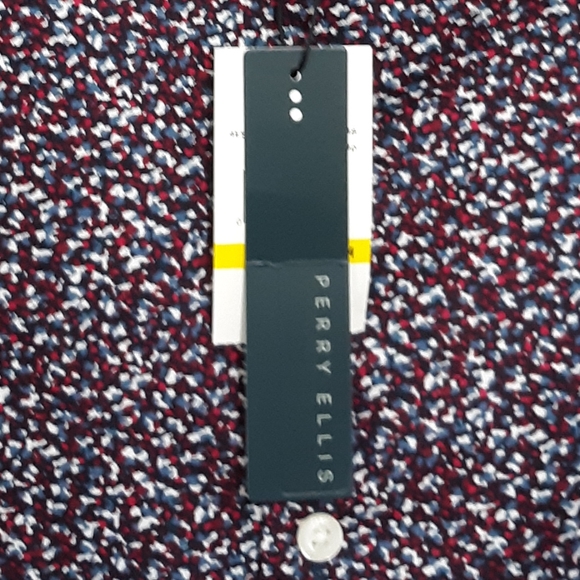 Perry Ellis Mens Button Down Shirt Size Small - Picture 4 of 5